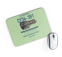 Thumbnail for CF34-3B1 design on light green rectangle mouse pad