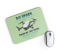 Thumbnail for DJI Spark design on light green rectangle mouse pad