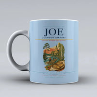 Thumbnail for Joensuu Airport (JOE) airport code design on light blue ceramic mug