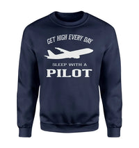 Thumbnail for Get High Every Day Sleep Sweatshirt - view 4