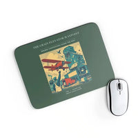 Thumbnail for VINTAGE G4451 - The Grain Elevator Waypoint - Designed Mouse Pads design on darkgreen rectangle