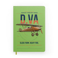 Thumbnail for Albatros D.Va design on light green notebook