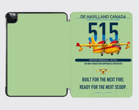 Thumbnail for De Havilland Canadair 515 design on light green ipad tablet case