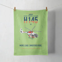 Thumbnail for Airbus H145 D3 design on light green towel
