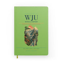 Thumbnail for Wonju Airport (WJU) design on light green notebook