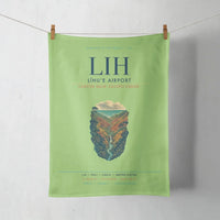 Thumbnail for Līhuʻe Airport (LIH) design on light green towel