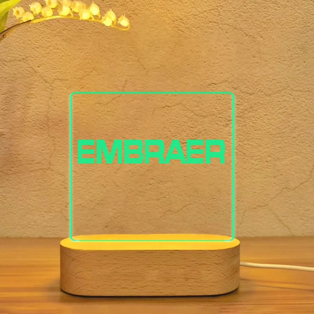 Customisable Embraer Lamp - view 4