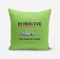 Thumbnail for Saab GlobalEye design on light green pillow