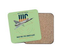 Thumbnail for Dassault Mirage IIIC design on light green 1 piece coaster
