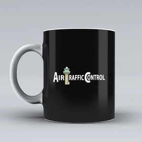 Air Traffic Control Ceramic White Mugs