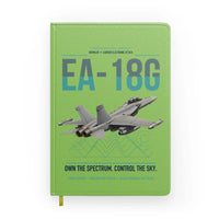 Thumbnail for EA-18G Growler design on light green notebook