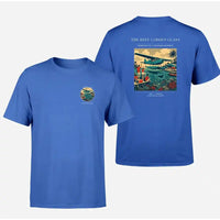 Thumbnail for VINTAGE G4410 - The Reef Garden Glass - Double-Side T-Shirt design on blue double side t shirt