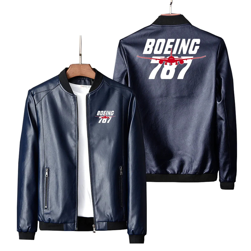 Boeing 787 Leather Jacket - view 4