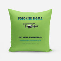Thumbnail for Fotokite Sigma design on light green pillow
