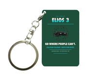 Thumbnail for Flyability Elios 3 Key Chain design on dark green key chain