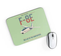 Thumbnail for F-8E Crusader design on light green rectangle mouse pad