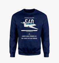 Thumbnail for Cessna Citation 560 - Citation V design on navy blue sweatshirt