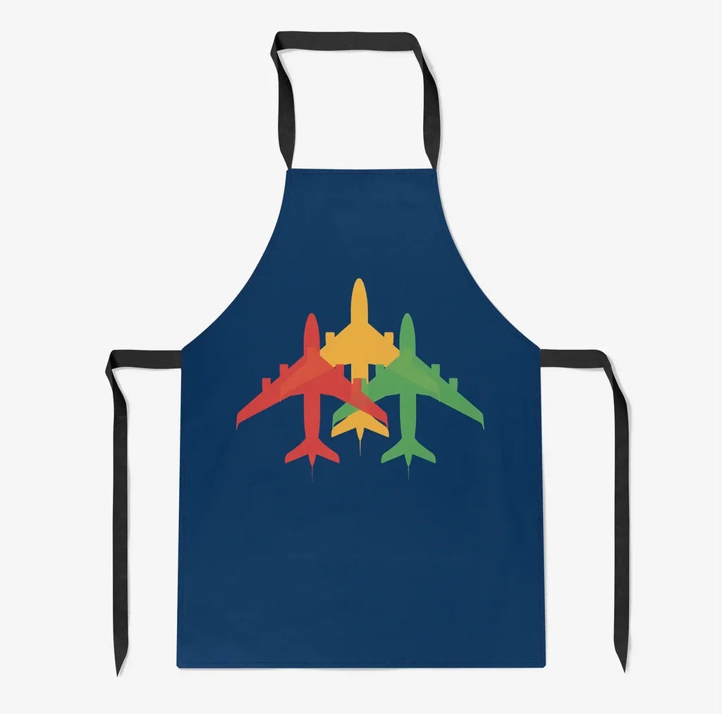 Colourful 3 Airplanes Apron - view 4