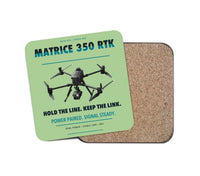 Thumbnail for DJI Matrice 350 RTK design on light green 1 piece coaster