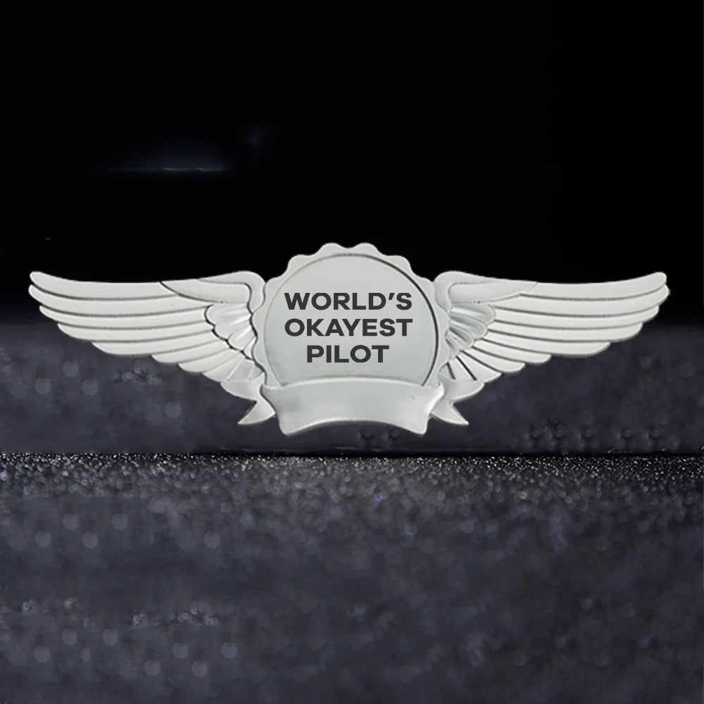 World's Okayest Pilot Badge - view 4