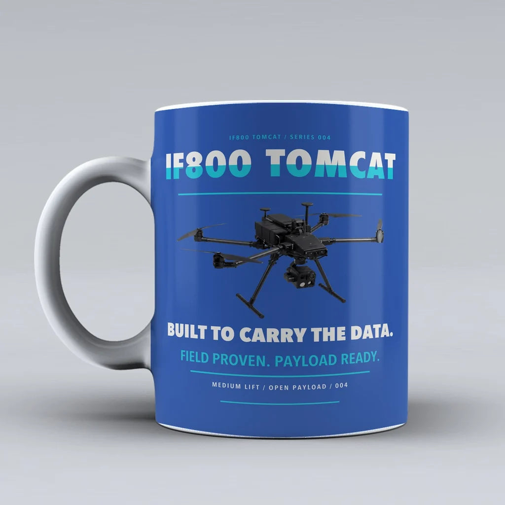 Flight IF800 Tomcat Mug design on blue inspired