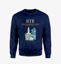Thumbnail for Baton Rouge Metropolitan Airport BTR Sweatshirt - Navy Blue