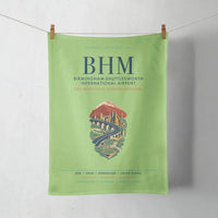 Thumbnail for Birmingham-Shuttlesworth International Airport (BHM) design on light green towel