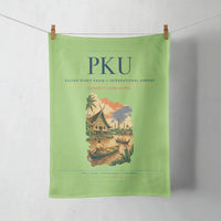Thumbnail for Sultan Syarif Kasim II International Airport (PKU) design on light green towel