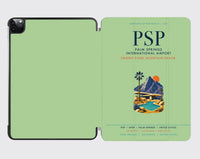 Thumbnail for Palm Springs International Airport (PSP) design on light green ipad tablet case