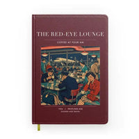 Thumbnail for VINTAGE G4082 - The Red-Eye Lounge - Designed Notebooks design on darkred