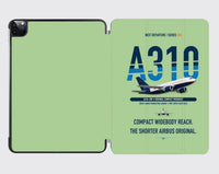 Thumbnail for Airbus A310-200 design on light green ipad tablet case