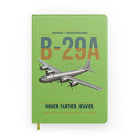 Thumbnail for B-29A Superfortress design on light green notebook