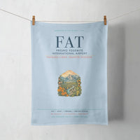Thumbnail for Fresno Yosemite International Airport (FAT) design on light blue towel