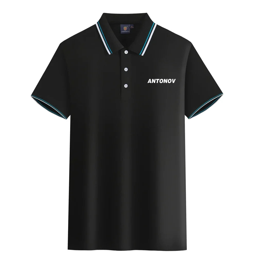 Customisable Antonov & Text Polo Shirt - view 4
