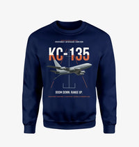 Thumbnail for KC-135 STRATOTANKER design on navy blue sweatshirt