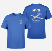Thumbnail for EP-3E ARIES II design on blue double-side t-shirt, double-side print