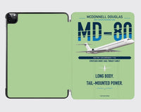 Thumbnail for McDonnell Douglas MD-80 design on light green ipad tablet case
