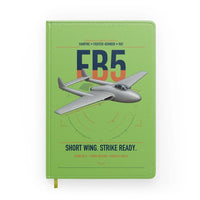 Thumbnail for de Havilland Vampire FB5 design on light green notebook