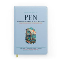 Thumbnail for Penang International Airport (PEN) design on light blue notebook