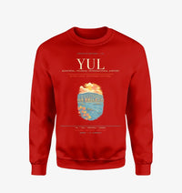 Thumbnail for MontrealTrudeau International Airport YUL Sweatshirt - Red