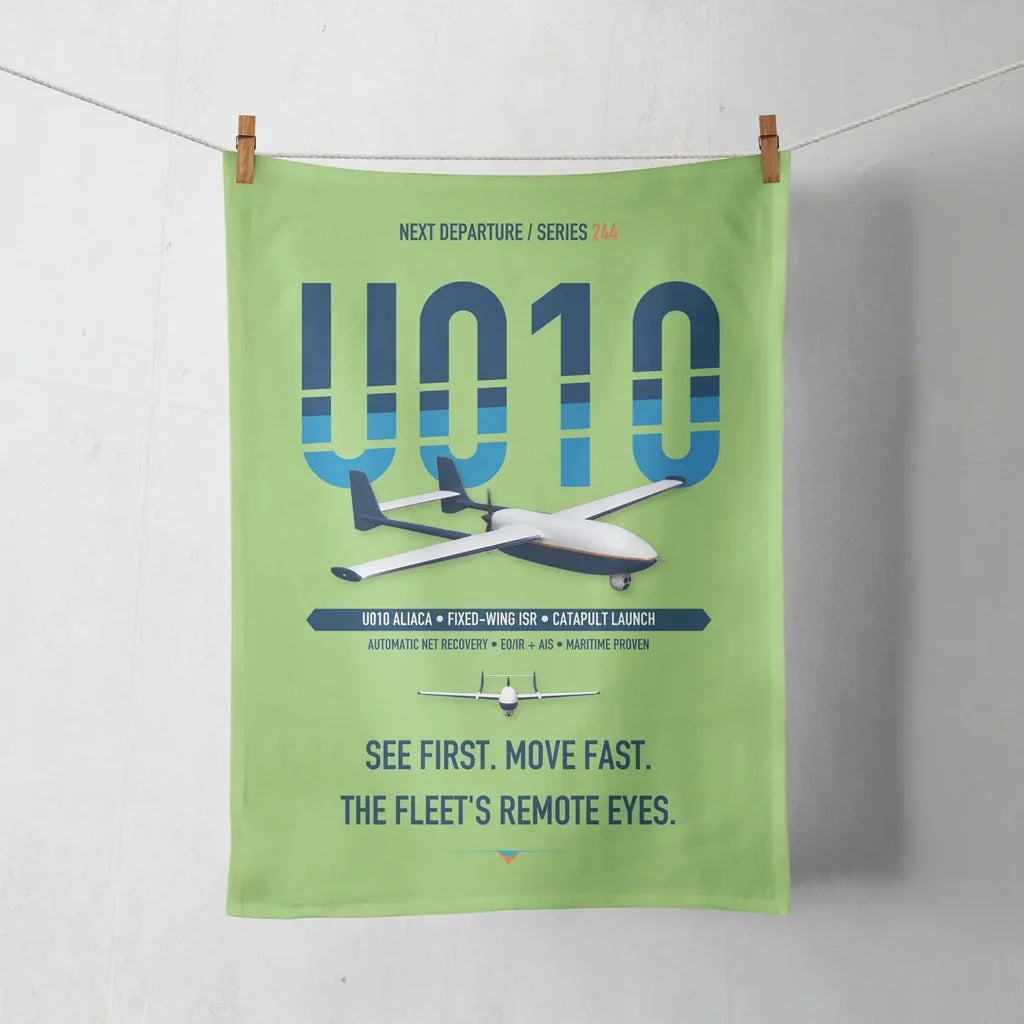 Airbus U010 Aliaca Fixed-wing design on light green towel