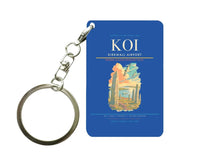 Thumbnail for Kirkwall Airport (KOI) design on blue key chain