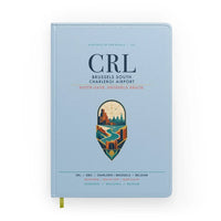 Thumbnail for Brussels South Charleroi Airport (CRL) design on light blue notebook