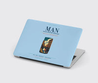 Thumbnail for Manchester Airport (MAN) design on light blue MacBook case
