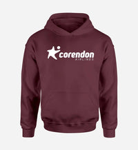 Thumbnail for Corendon Airlines logo printed on dark red hoodie