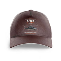 Thumbnail for Sikorsky S-76B design on brown printed hat