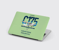 Thumbnail for Cessna 175 Skylark design on light green MacBook case
