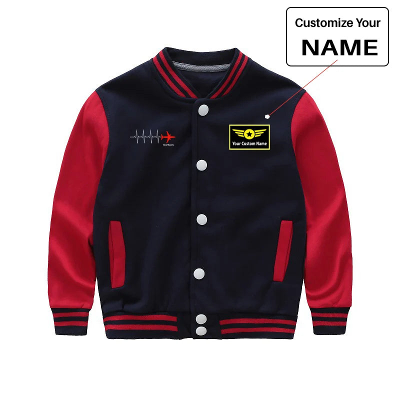 Aviation Heartbeats Baseball Jacket - view 5