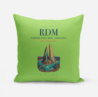 Thumbnail for Roberts Field (RDM) design on light green pillow