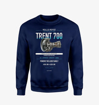 Thumbnail for TRENT 700 design on navy blue sweatshirt
